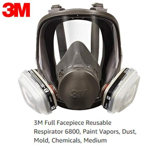 3M 6800  Full Face Mask - Reusable Respirator - Image 3