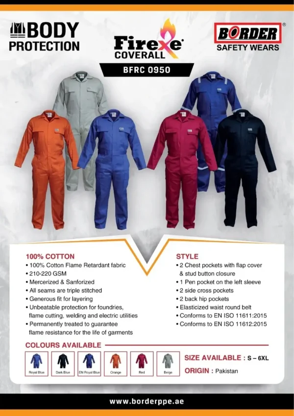 FIREXE - FR  COVERALL-BORDER