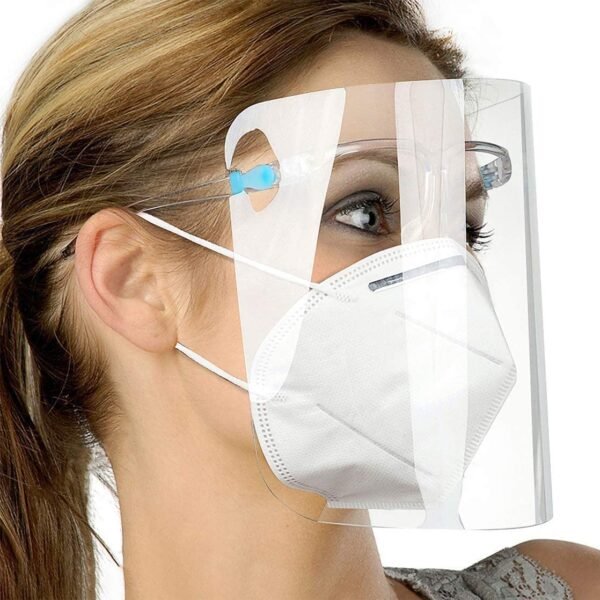 Face shield with Glasses- Reusable - Image 2