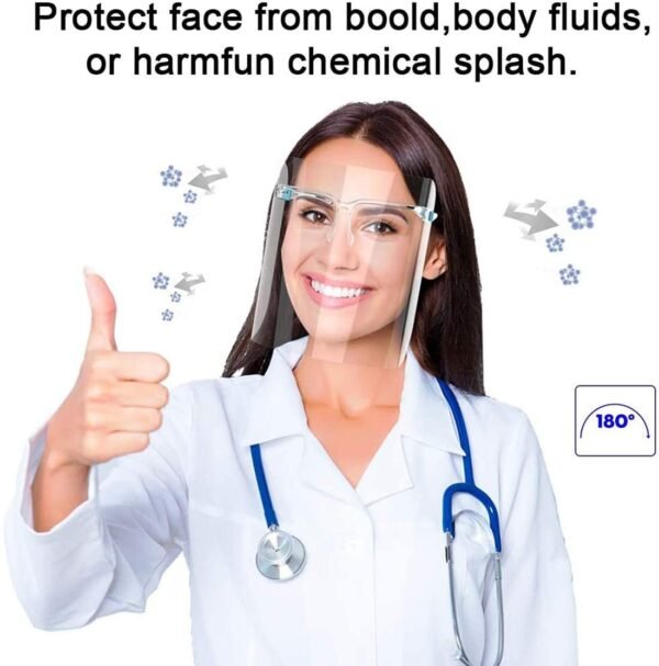 Face shield with Glasses- Reusable