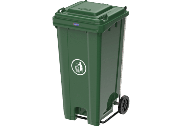 Waste Bin with Pedal & Wheel 120L - Image 5