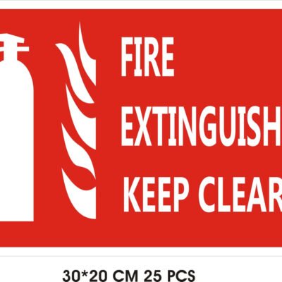 Fire Extinguisher -Safety Signs