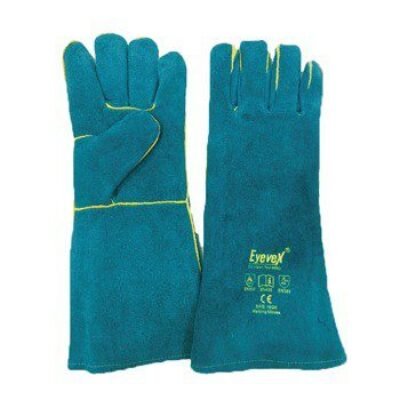 Leather Welding Gloves-GREEN