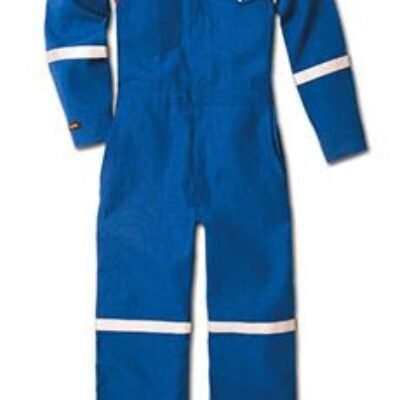 Nomex FR coverall –ROYAL BLUE  – with REFLECTIVE TAPE – ADNOC