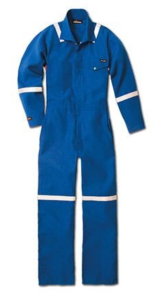 Nomex FR coverall –ROYAL BLUE  – with REFLECTIVE TAPE – ADNOC
