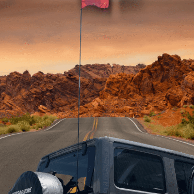 Off Road Flag -Dessert Flag  pole