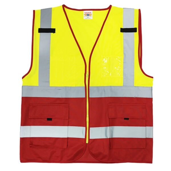 Safety Vest with zipper and id pocket - Image 2