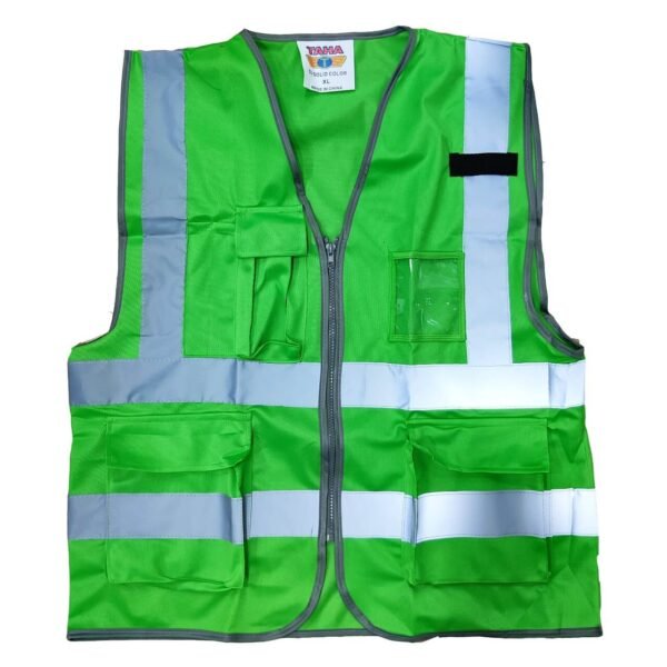 Safety Vest with zipper and id pocket - Image 3