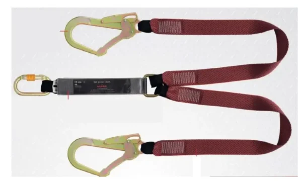 Twin Webbing Lanyard - KARAM  MODEL: PN 361- -Borouge /ADNOC Approved - Image 3