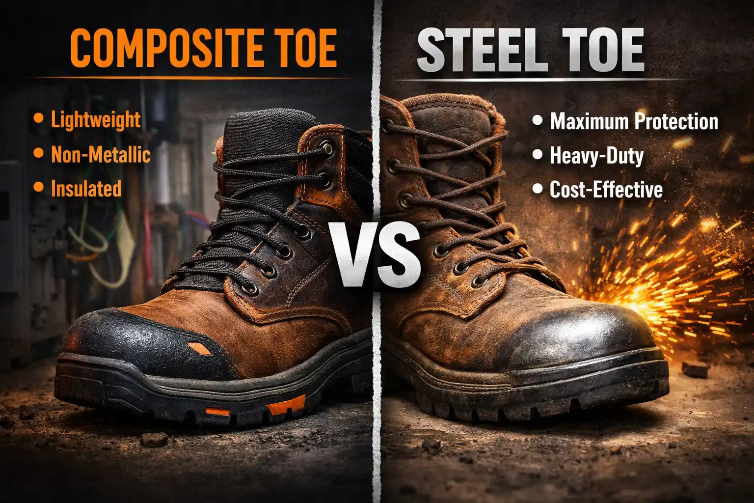 Title: Kick-Starting Safety: Steel-Toe Boots vs Composite-Toe Boots for Warehouses